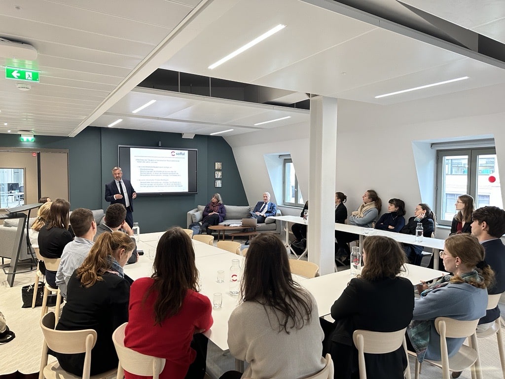 VISITE DES STAGIAIRES JURIDIQUES ISSUS DU MINISTERE DE LA JUSTICE DU LAND DE RHENANIE DU NORD-WESTPHALIE